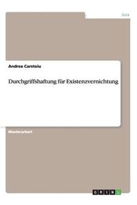 Durchgriffshaftung für Existenzvernichtung