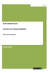 Gesten im Frauenfußball