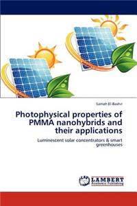 Photophysical properties of PMMA nanohybrids and their applications