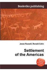 Settlement of the Americas