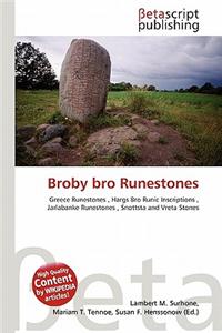 Broby Bro Runestones