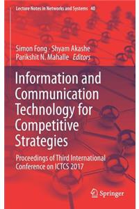 Information and Communication Technology for Competitive Strategies