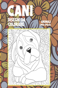 Disegni da colorare - Linee spesse - Animali - Cani