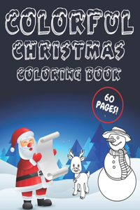 Colorful Christmas Coloring Book