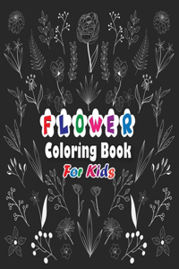 Flower Coloring Book for Kids