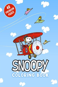 Snoopy Coloring Book