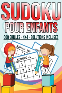 Sudoku Pour Enfants - 600 Grilles - 4X4 - Solutions Incluses