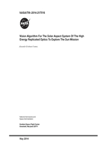 Vision Algorithm for the Solar Aspect System of the High Energy Replicated Optics to Explore the Sun Mission