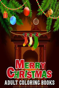 Merry Christmas Adult Coloring Books