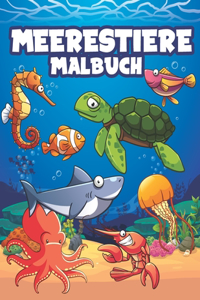 Meerestiere malbuch