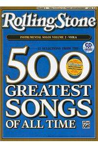 Selections from Rolling Stone Magazine's 500 Greatest Songs of All Time (Instrumental Solos for Strings), Vol 2