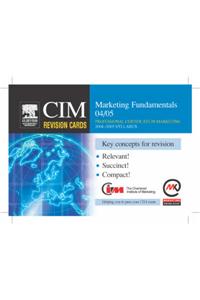 CIM Revision Cards: Marketing Fundamentals 04/05