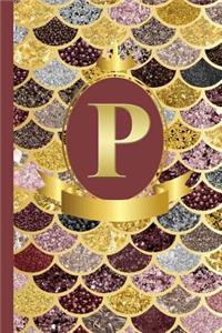 Letter P Notebook