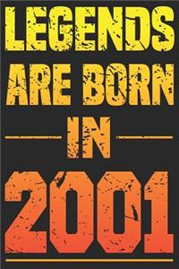 Legends Are Born In 2001