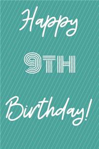 Happy 9th Birthday
