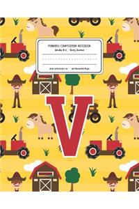 Primary Composition Notebook Grades K-2 Story Journal V