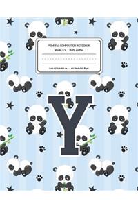 Primary Composition Notebook Grades K-2 Story Journal Y