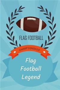 Thick Journal - Back To School Stationery Supplies (119 Pages) - Flag Football