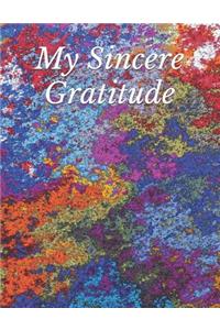 My Sincere Gratitude