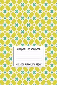 Composition Notebook - College Ruled Line Paper