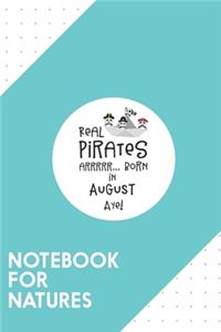 Notebook for Natures