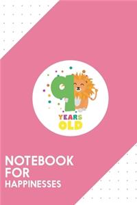 Notebook for Happinesses