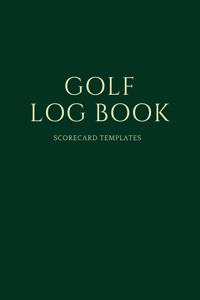 Golf Log Book Scorecard Templates