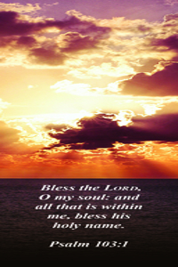 Inspirational Bookmark: Bless the Lord (Package of 25)