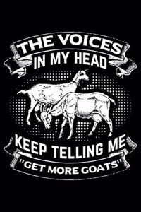 The voices in my head keep telling me Get more Goats'