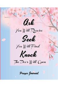 Ask Seek Knock Prayer Journal