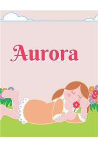 Aurora Personalized Sketchbook Journal Notebook