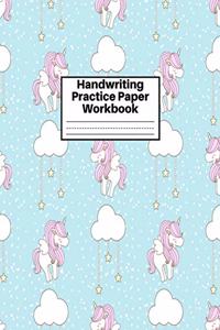 Handwriting Practice Paper Workbook