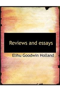 Reviews and Essays