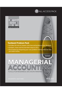 Managerial Accounting: Tools for Business Decision Making, 7e All Access Pack Print Component