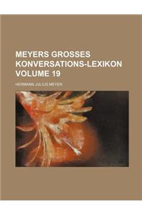 Meyers Grosses Konversations-Lexikon Volume 19