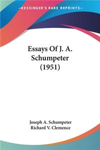 Essays of J. A. Schumpeter (1951)