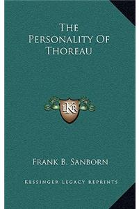 Personality of Thoreau
