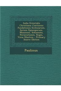 India Orientalis Christiana
