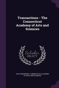 Transactions - The Connecticut Academy of Arts and Sciences