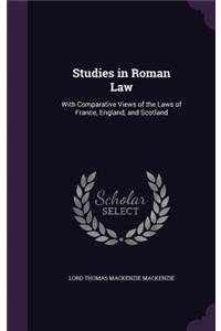 Studies in Roman Law