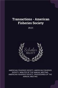 Transactions - American Fisheries Society
