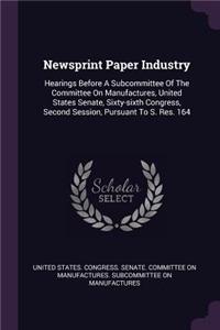 Newsprint Paper Industry