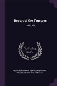 Report of the Trustees