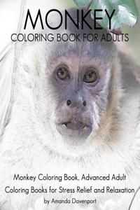 Monkey Coloring Book For Adults