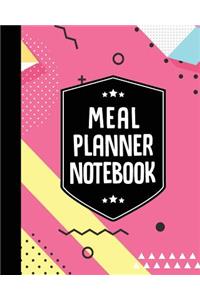 Meal Planner Notebook: Weekly Meal Planner Book - 50 Weeks Special Menu Record (Cute Little Pink Pastel)