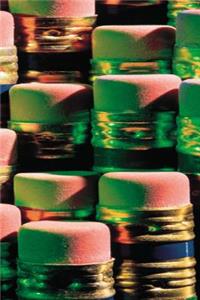 School Theme Journal Pencil Erasers