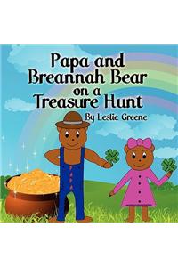 Papa and Breannah Bear on a Treasure Hunt