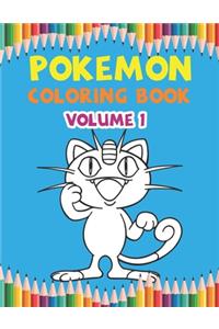 Pokemon Coloring Book Volume 1