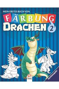 Mein erstes Buch von - Färbung - Drachen 2 - Nachtausgabe