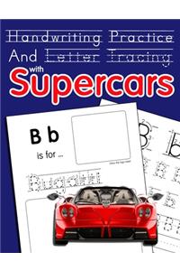 Handwriting Practice And Letter Tracing With Supercars